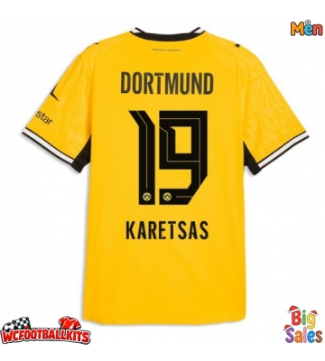 Borussia Dortmund Konstantinos Karetsas #19 Replica Home Stadium Shirt 2026-27 Short Sleeve